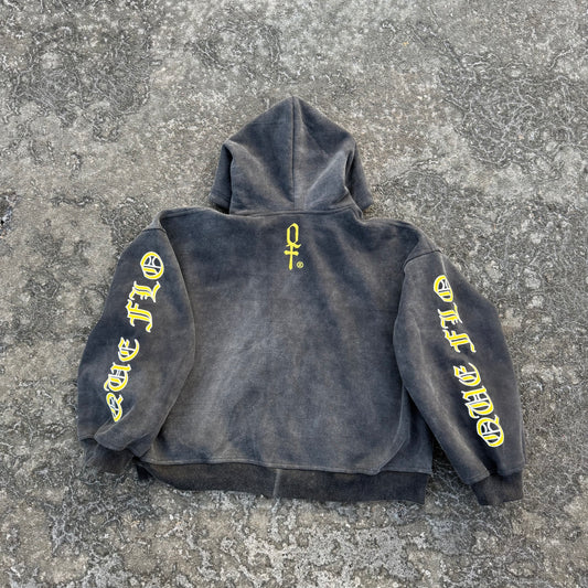 "Mark of Flo" Black Zip-Up